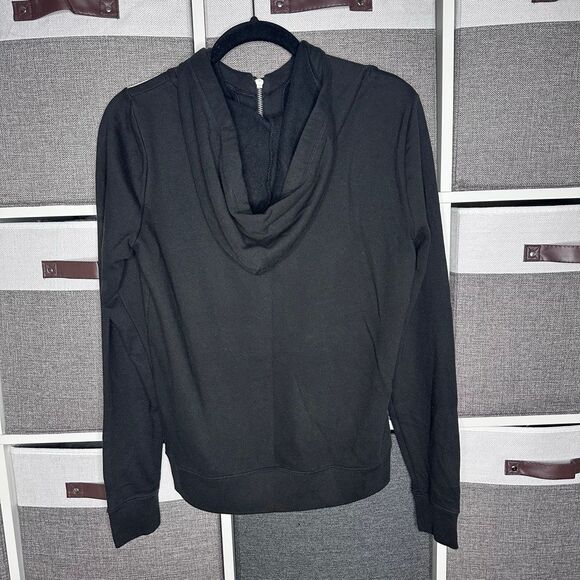 PINK Victorias Secret Black Embroidered Sweat Suit Set Size S/M - Picture 6 of 12